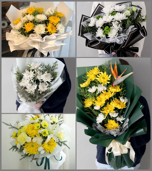 贵州六盘水盘县红果街道纸厂村白事花束代送
